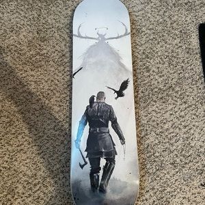 Ragnork Lothbrok skateboard deck brand new 8.25